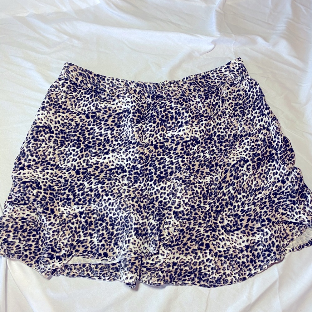 Cheetah Print Mini Skirt